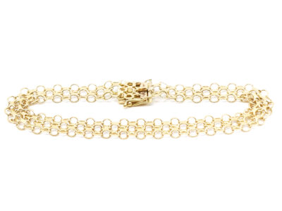 Armband X-länk Guld 18K