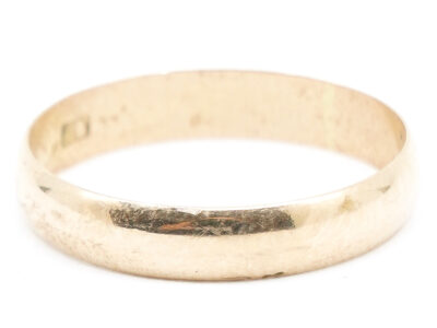 Ring slät Guld 14K