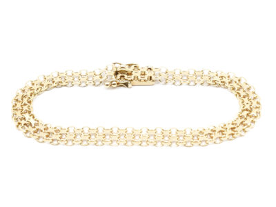 Armband X-länk Guld 18K