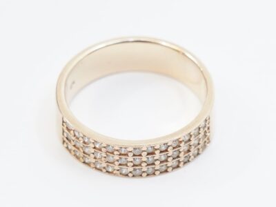 Ring Guld 14K med diamanter