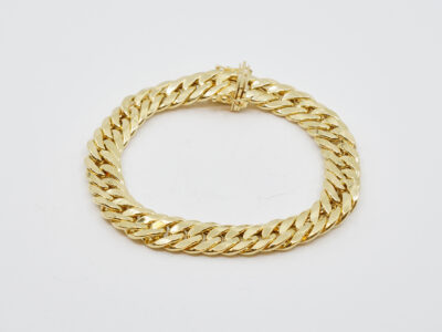 Armband ihåligt Pansar 18K