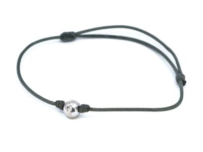 Shamballa amrband med berlock 18K vitguld