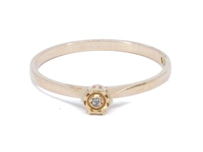 Solitärring 18K guld,