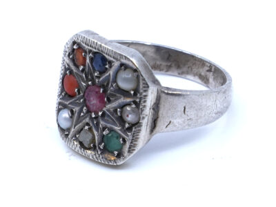 Ring Silver S925 med stenar