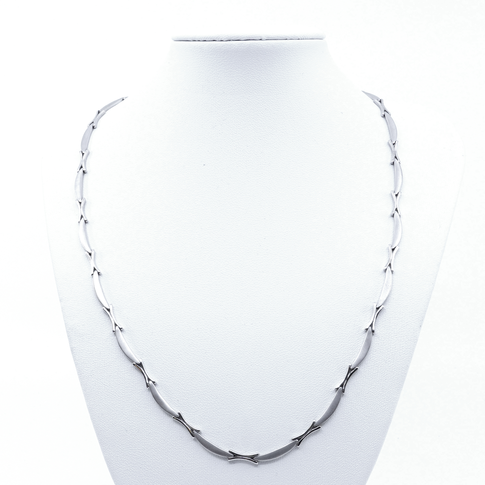 Collier - halvstelt 14K 49cm