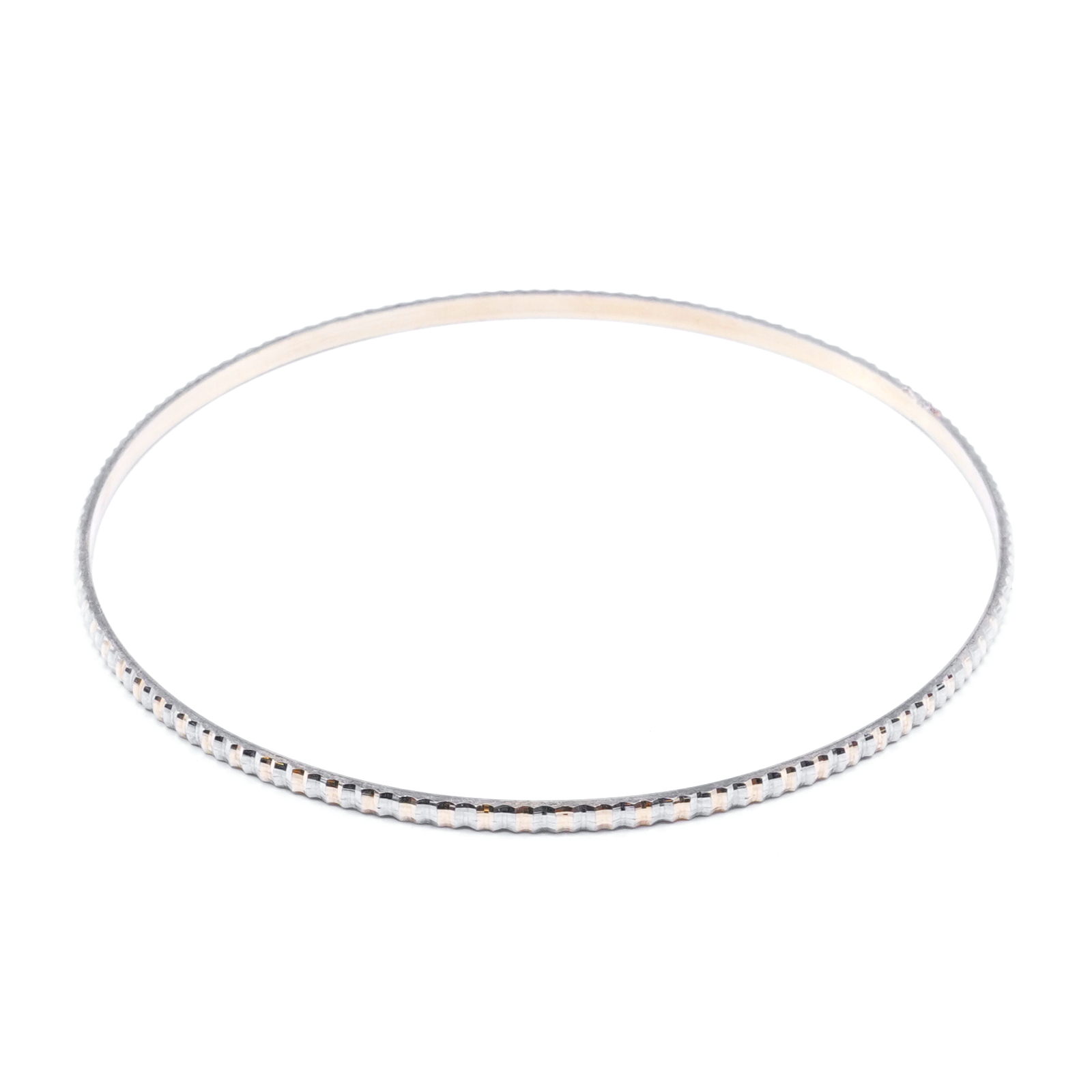 Armring 18K tvåfärgat guld Ø6,5cm