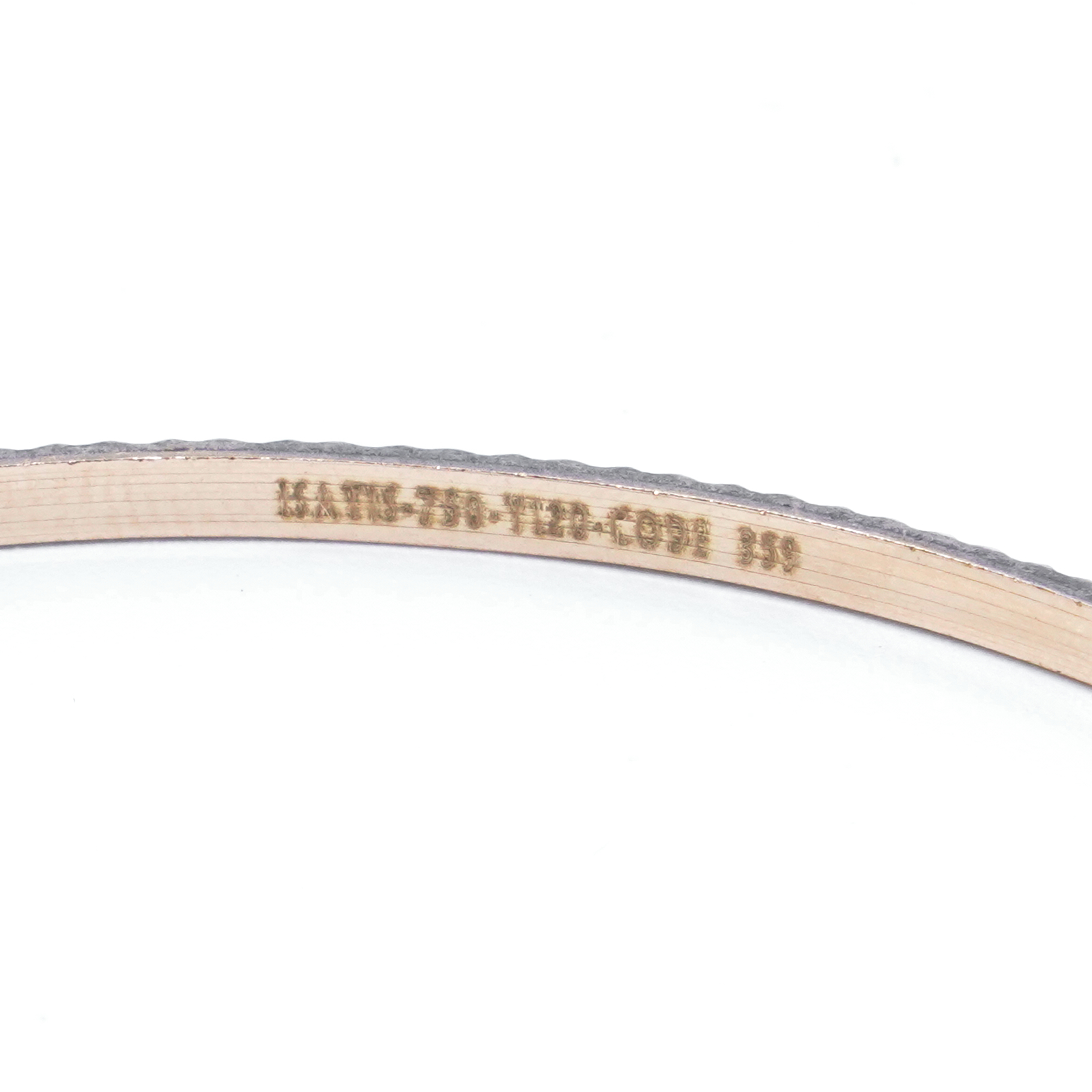 Armring 18K tvåfärgat guld Ø6,5cm