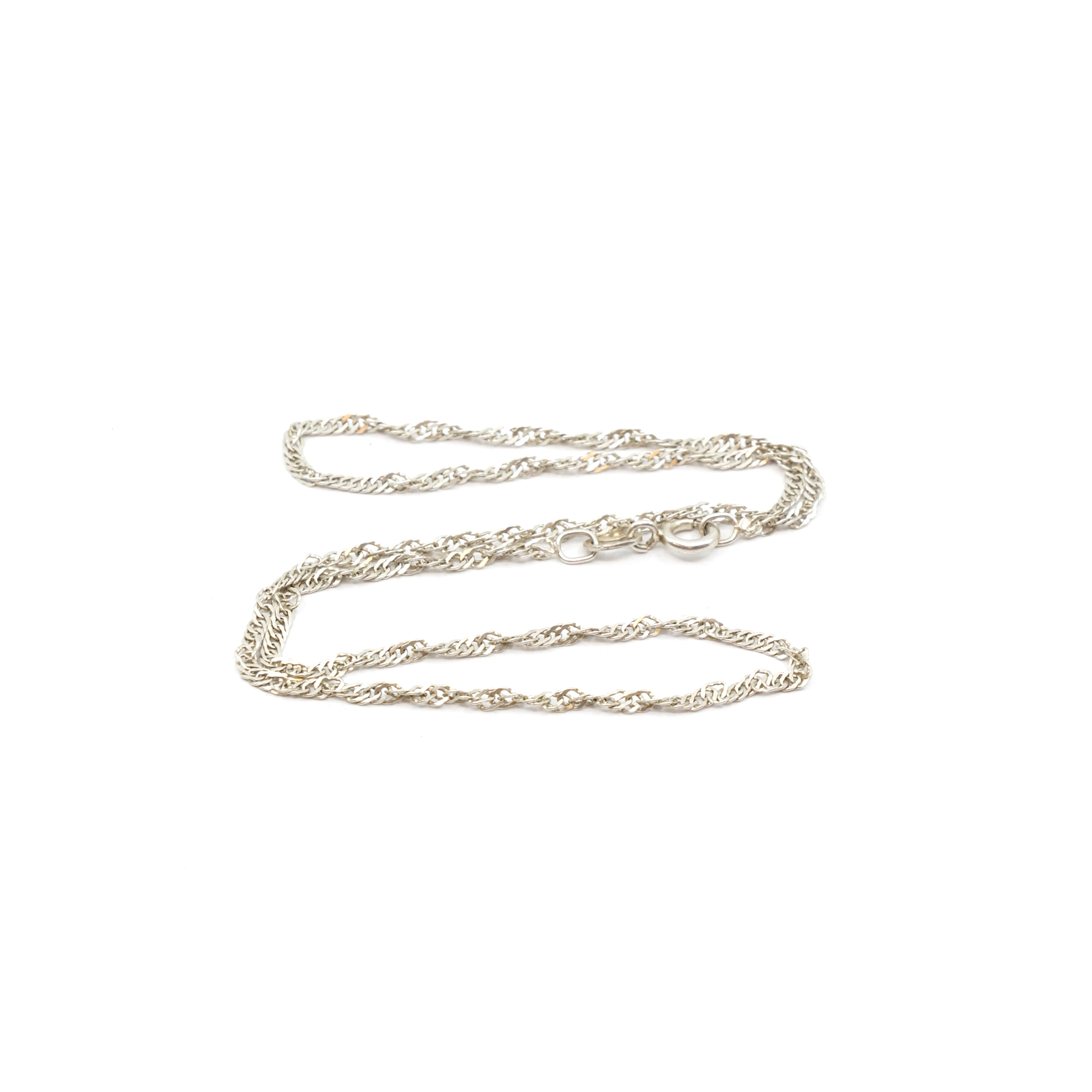 Halskedja Singapore Silver S925