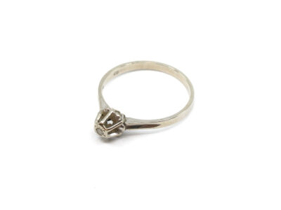 Ring Vitguld 18K