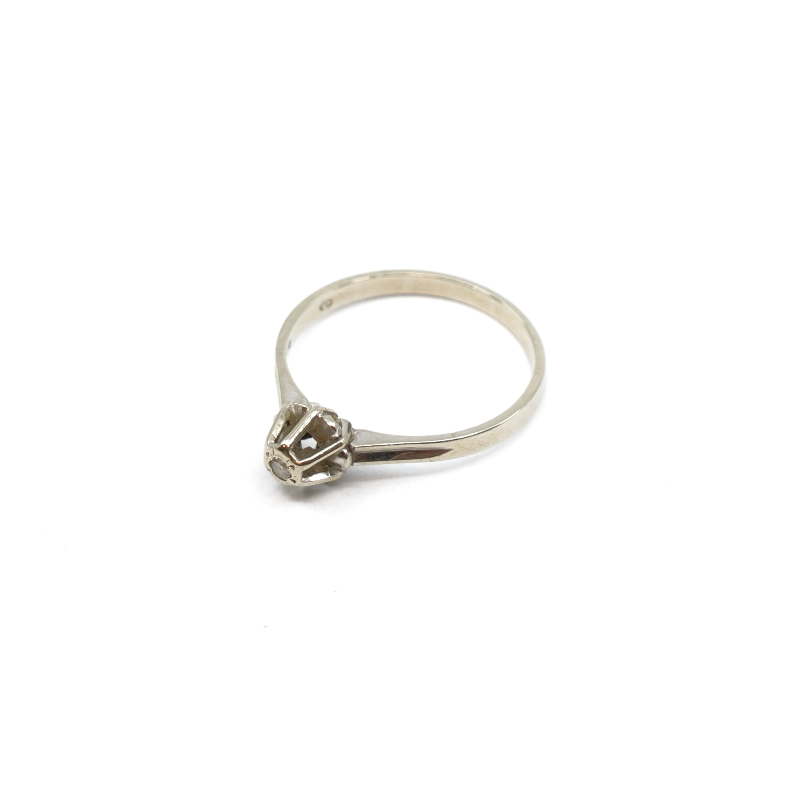 Ring Vitguld 18K