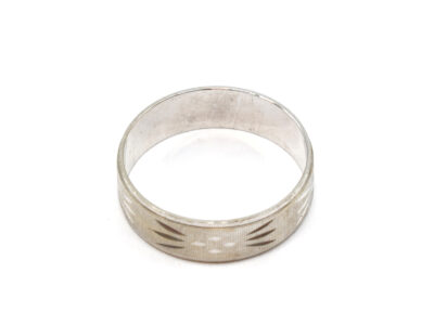 Slät Ring Vitguld 18K
