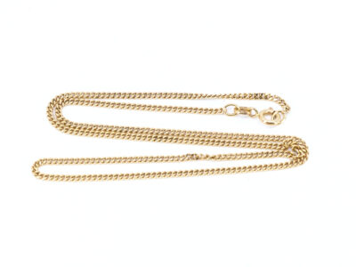 Halskedja Pansar Guld