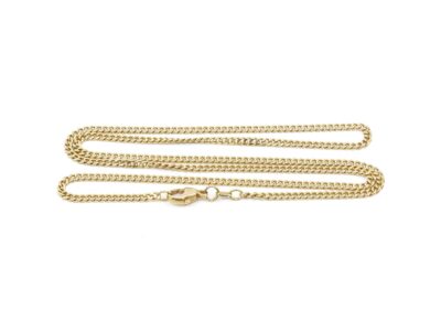 Halskedja Pansar Guld 54,5cm