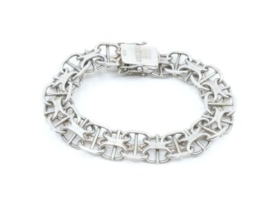 Armband X-länk med stav Silver S830 28,5g L 20,0cm B 13mm