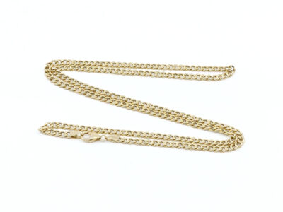 Halskedja Pansar Guld 18K 50cm