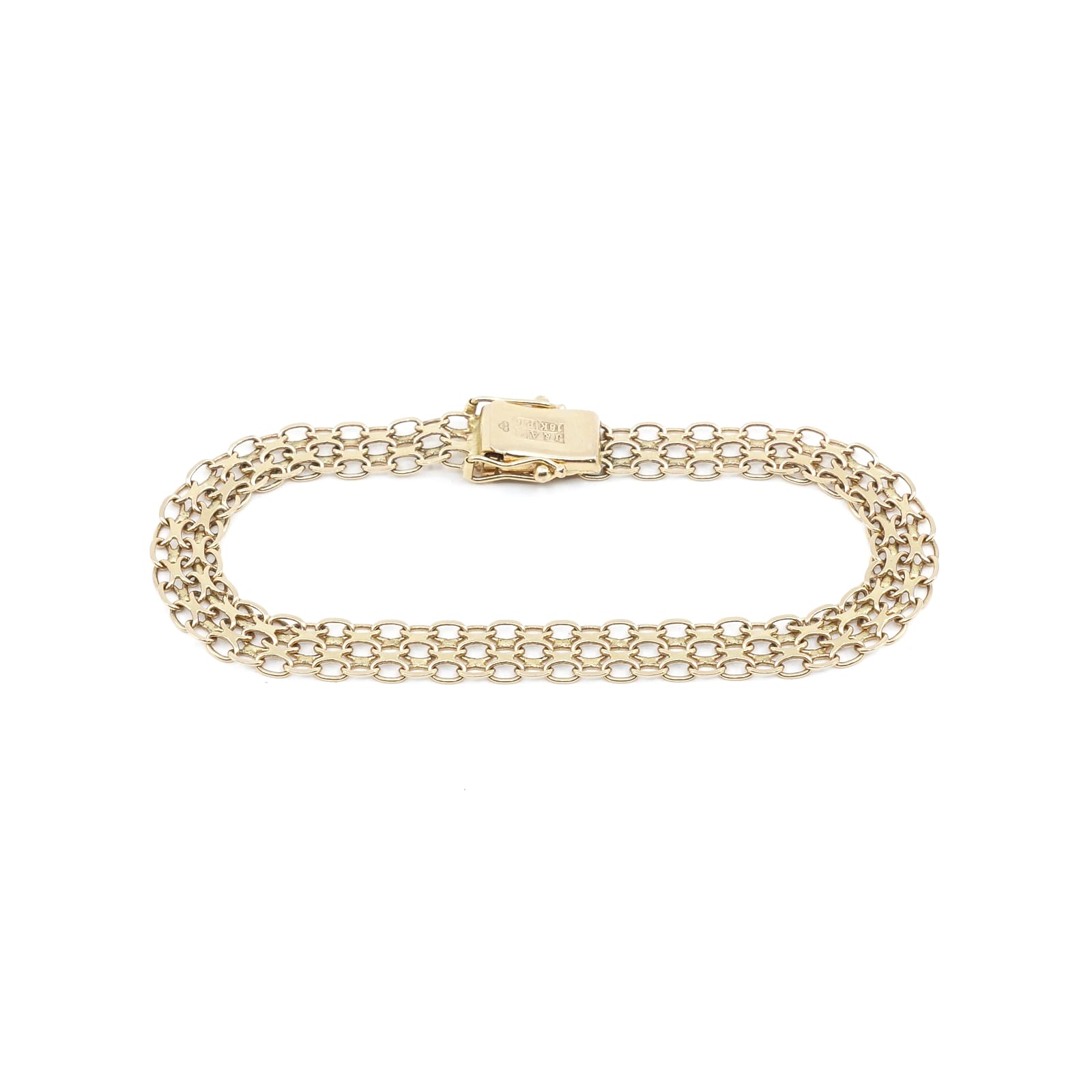 Armband X-länk Guld 18K 9,1g L 18,5cm B 7mm