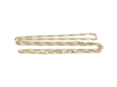 Halskedja Figaro Guld 18K 8,9g L 51cm B 3mm