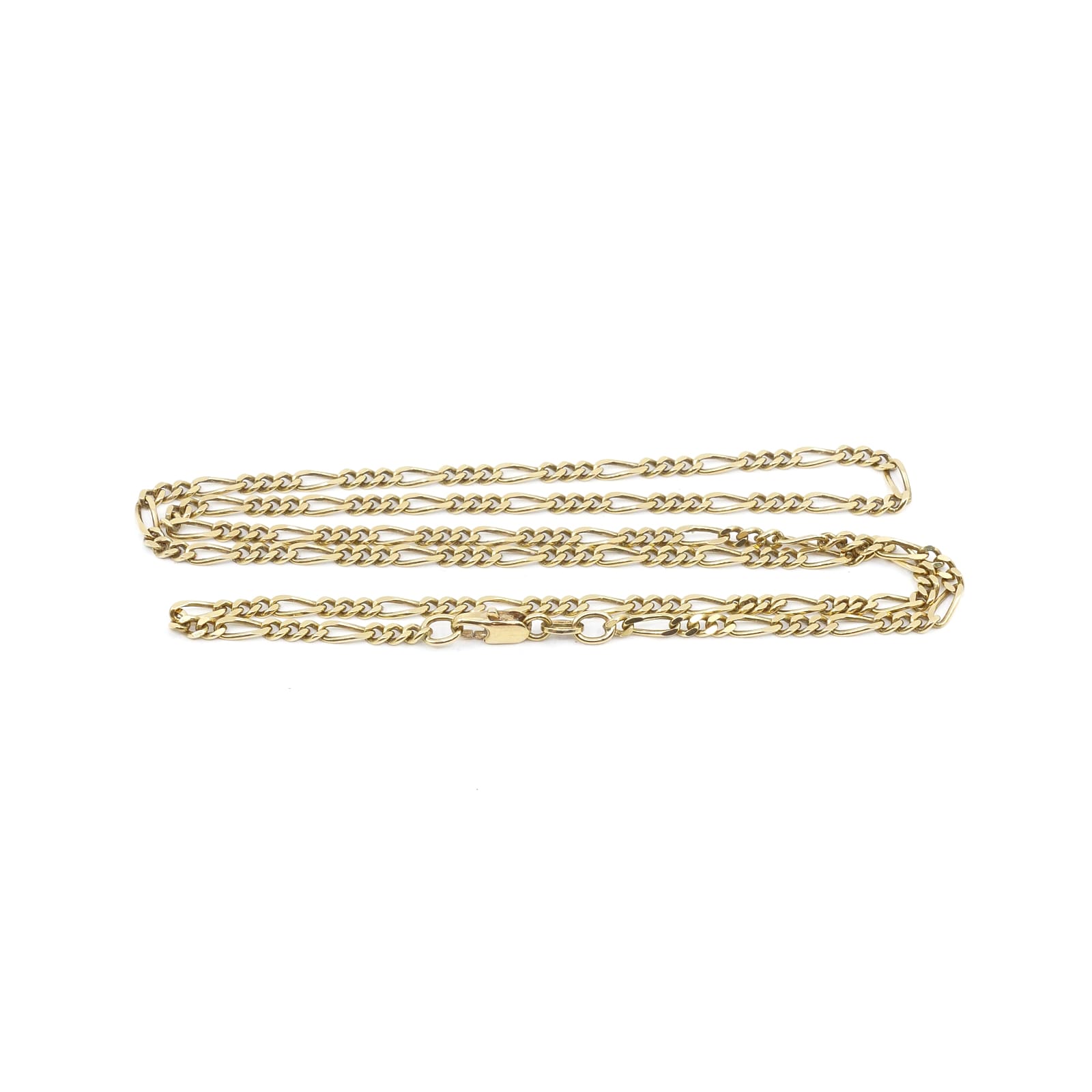 Halskedja Figaro Guld 18K 8,9g L 51cm B 3mm