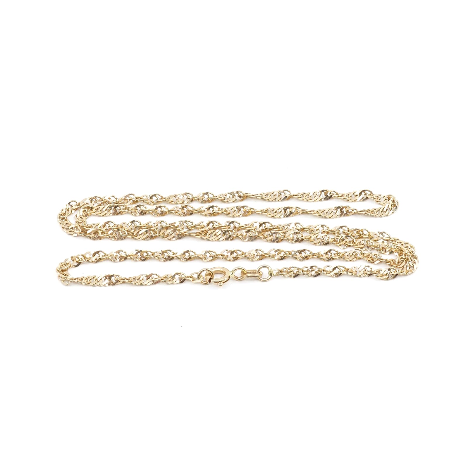 Halskedja Guld Singapore 42,5cm
