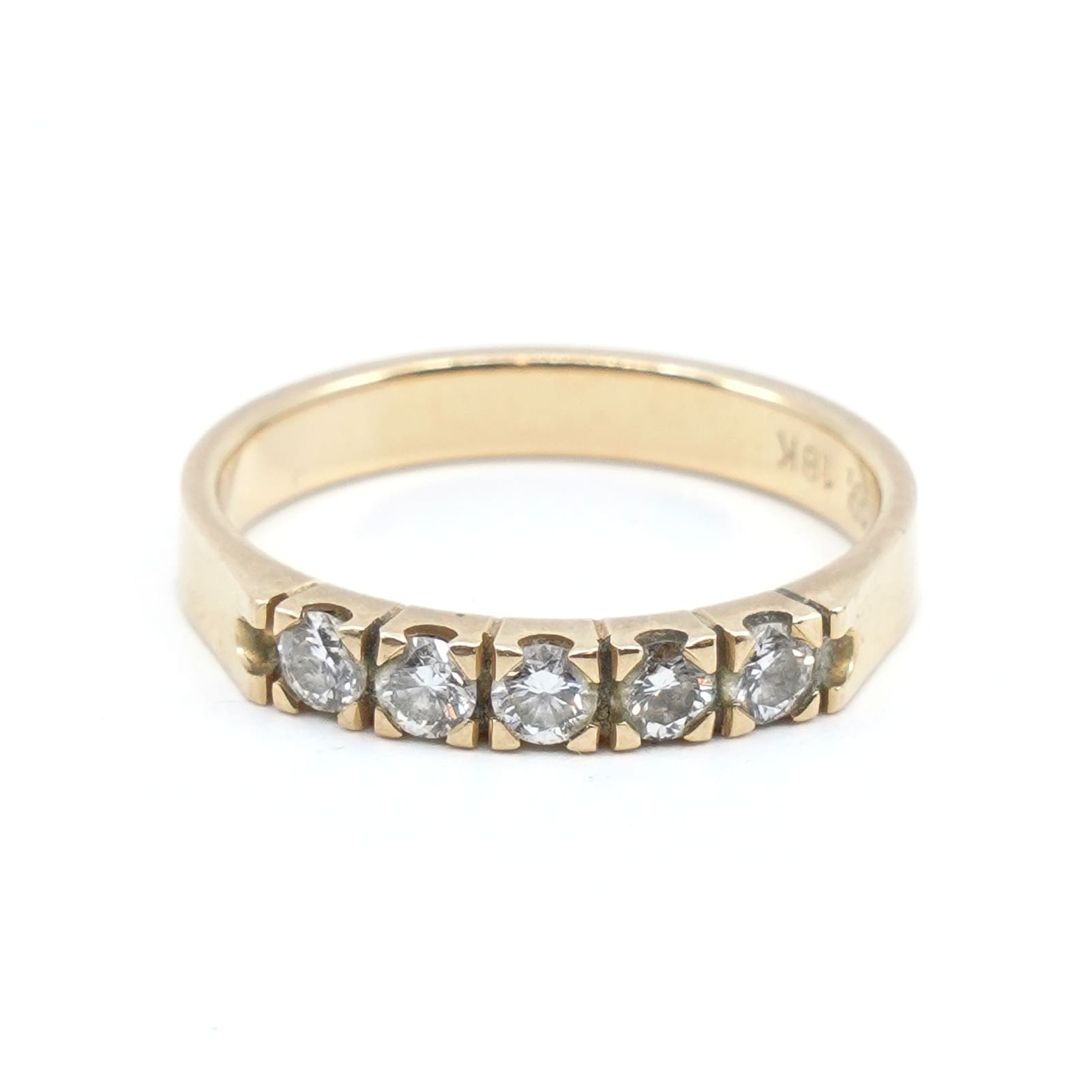 Ring 18K med diamanter