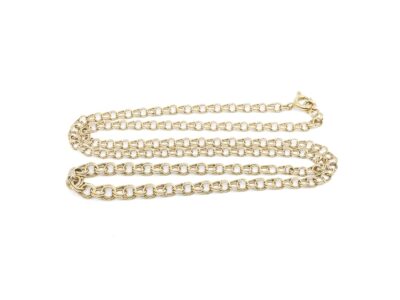 Halskedja doserad Bismarck Guld 18K 7,2g L 46cm B 3-5mm