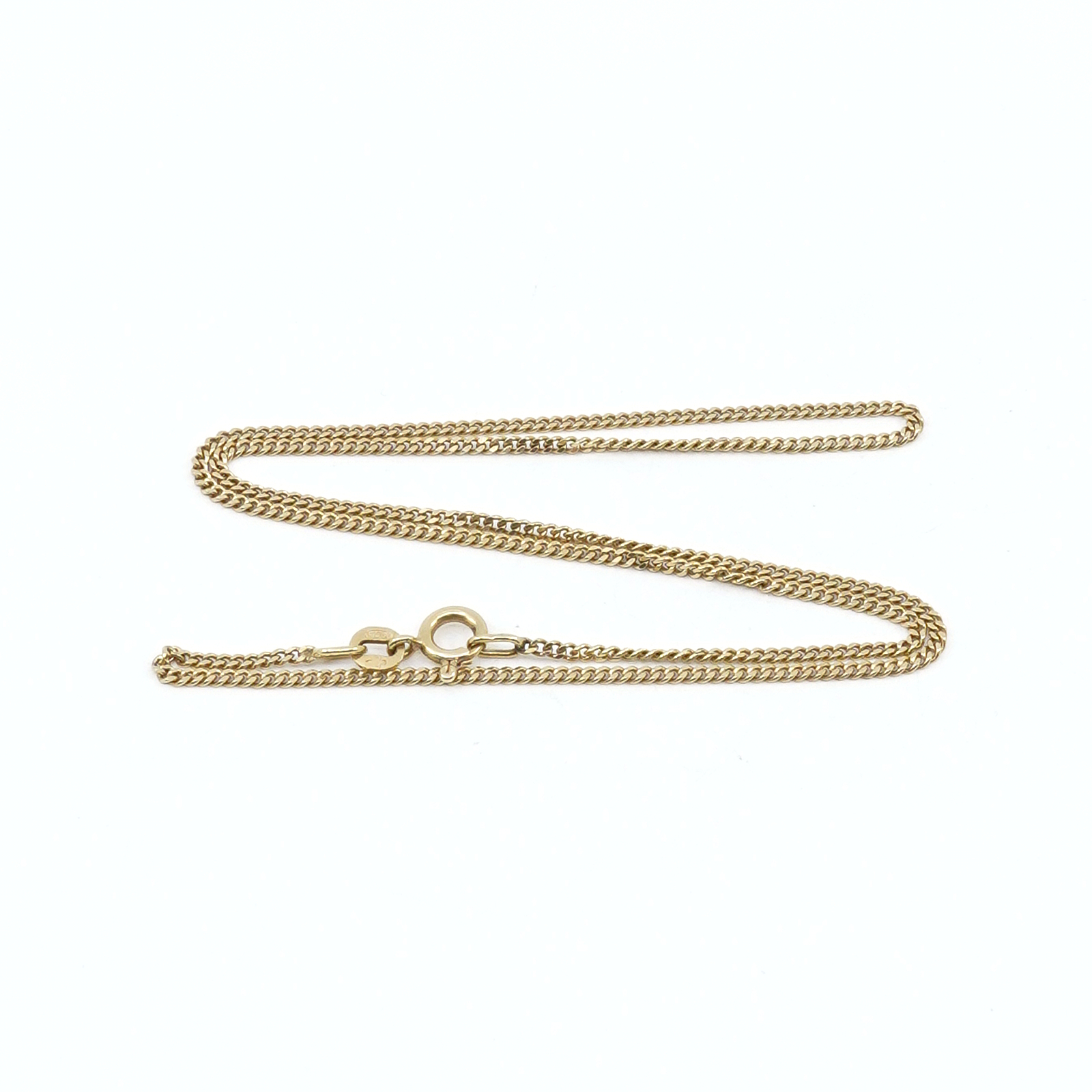 Halskedja Pansar Guld 18K 39cm