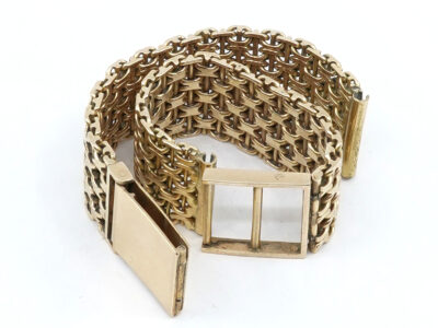 Klockarmband Xlänk medstav Guld 18K 53,9g