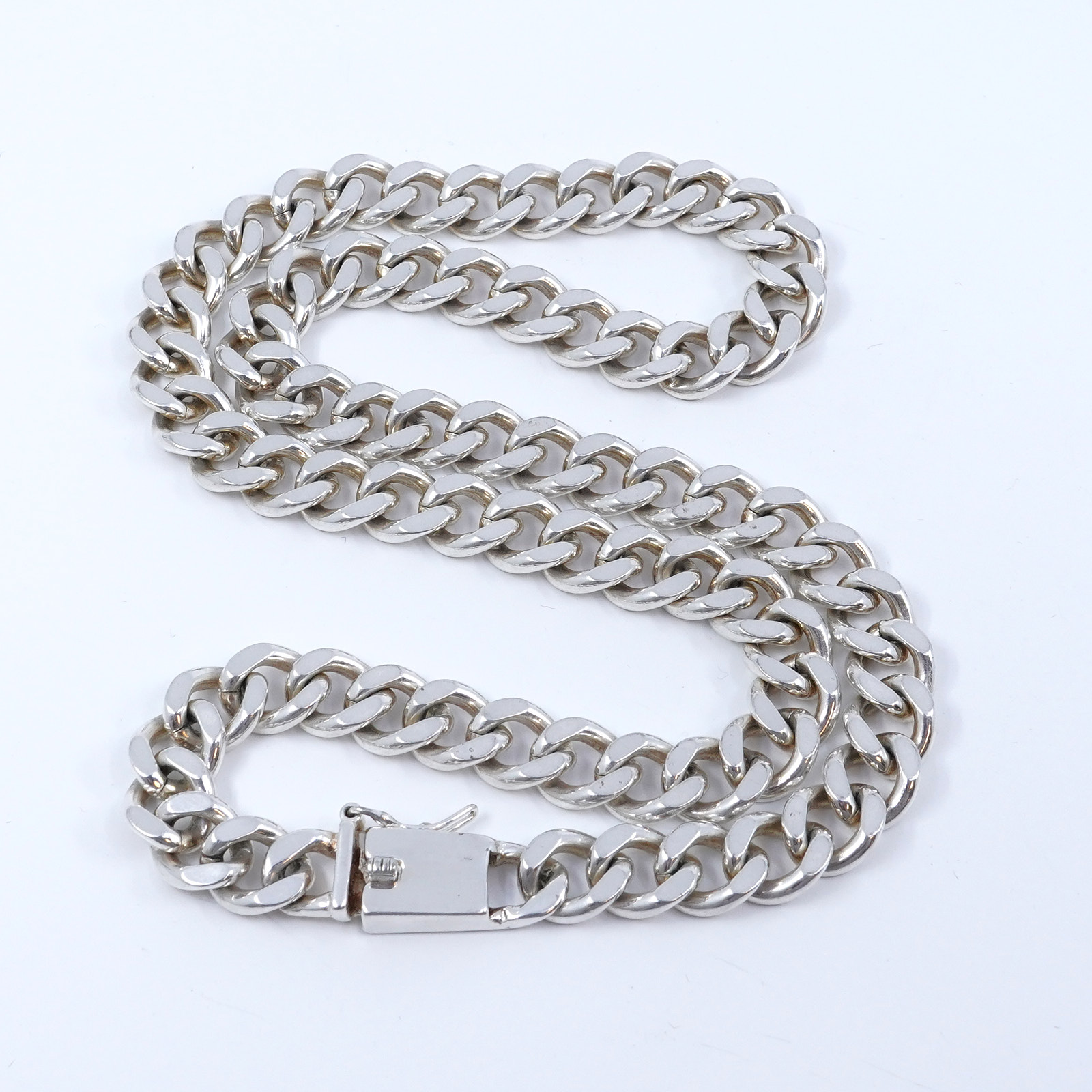 Halskedja Pansar Silver