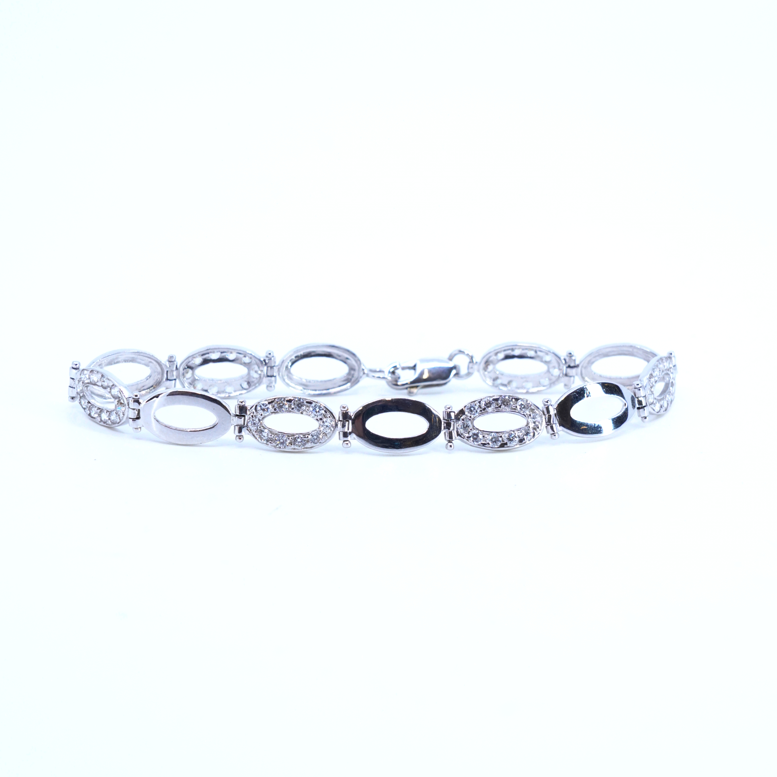 Armband Vitguld 18K