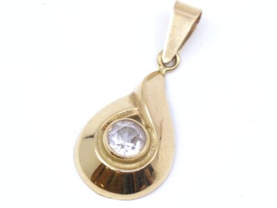 Hänge Guld med sten