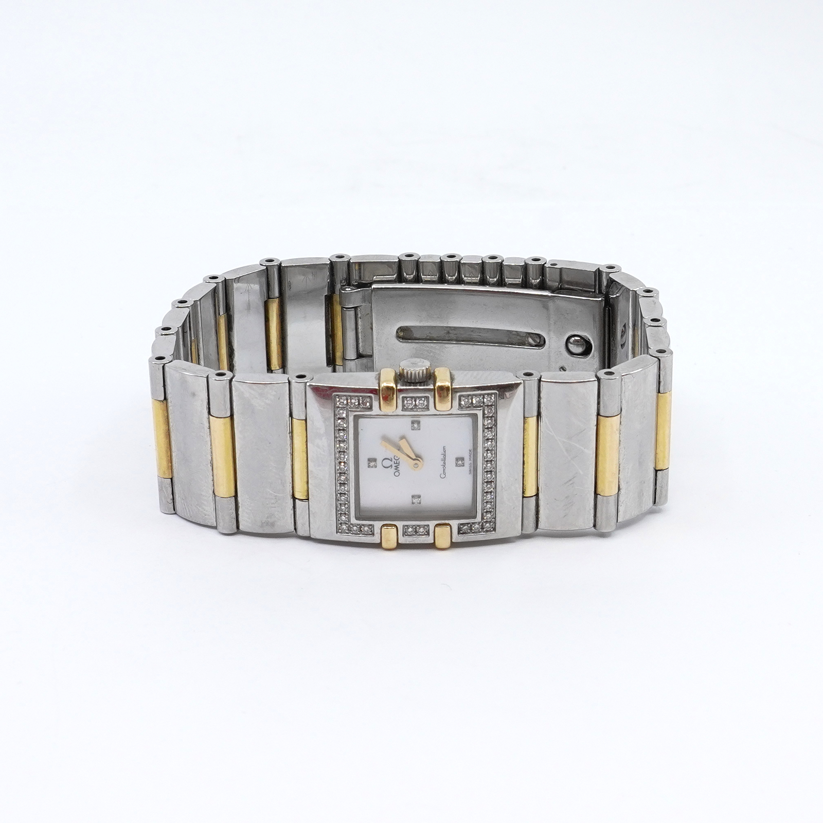 Armbandsur Omega Constellation Quadra Guld/stål