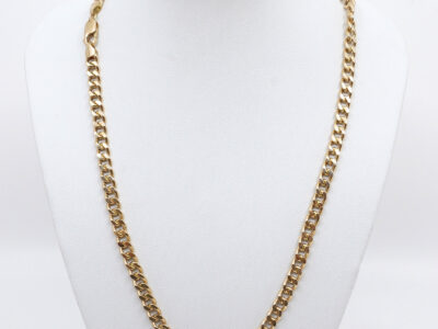 Halskedja Pansar Guld 18K