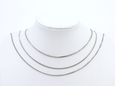 Halskedjor 3st Silver S925