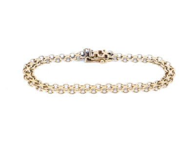 Armband X-länk Guld
