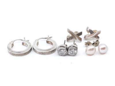Örhängen 4st par Silver S925