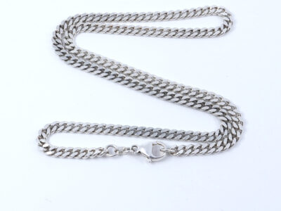 Halskedja Pansar Silver