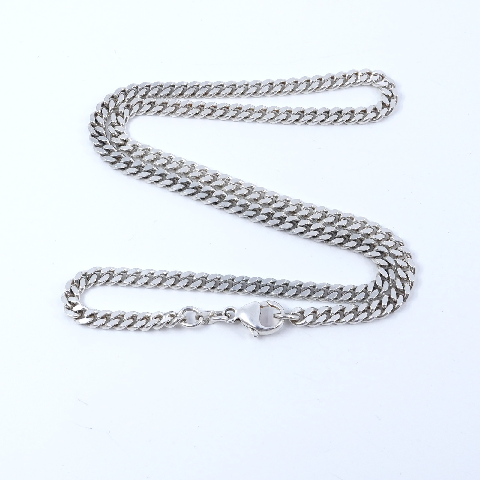 Halskedja Pansar Silver