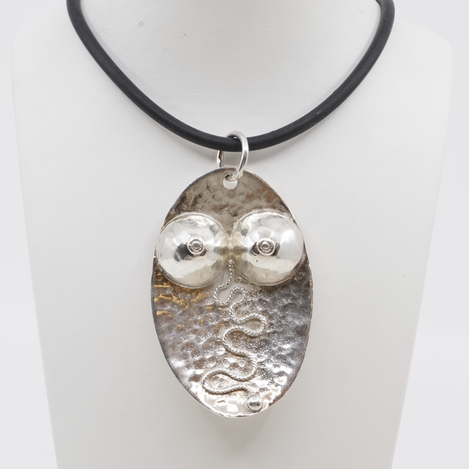 Halsband med hänge Bernd Janusch, Silver S925 brv 26,6, 44,5cm