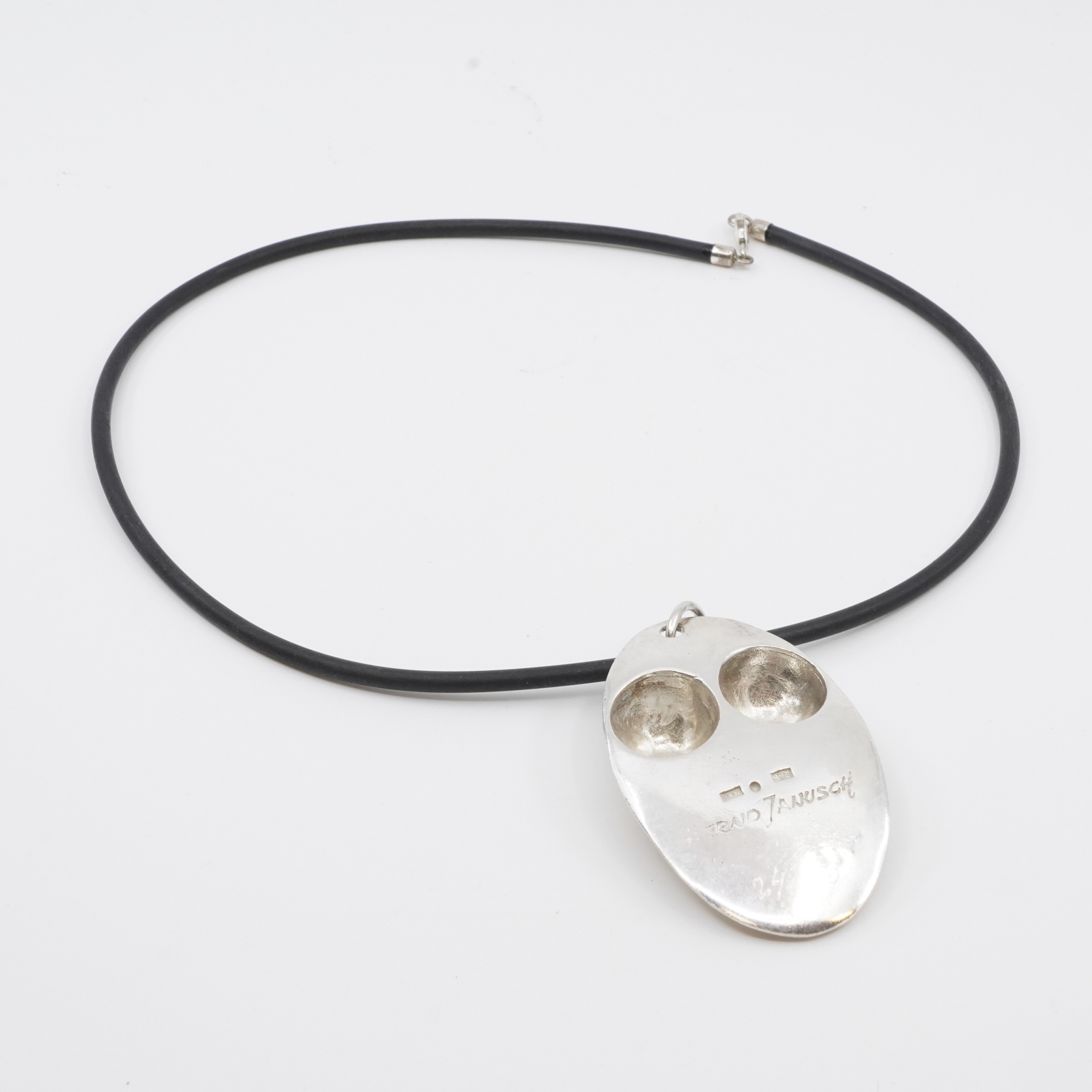 Halsband med hänge Bernd Janusch, Silver S925 brv 26,6, 44,5cm