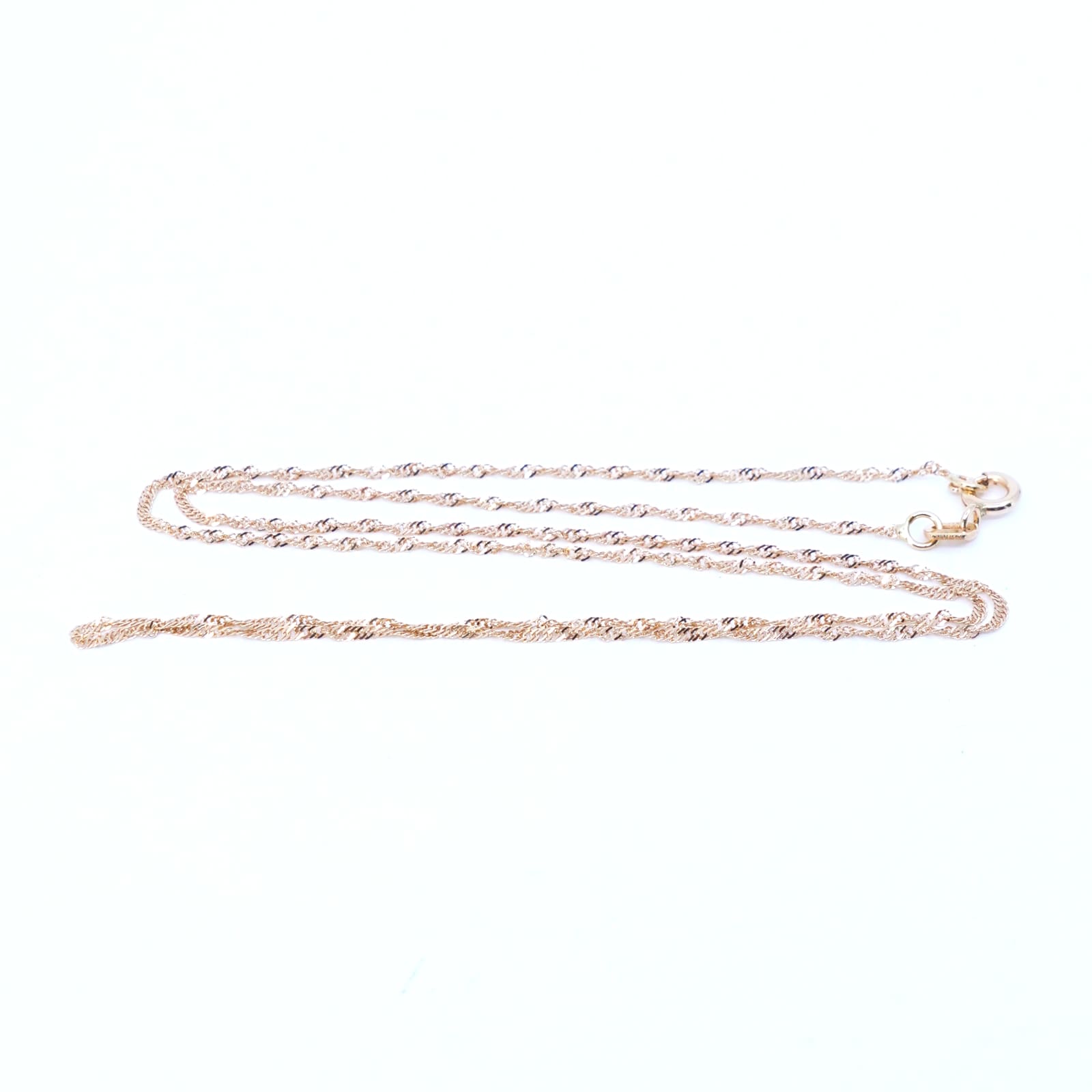 Halskedja Singapore Guld 18K