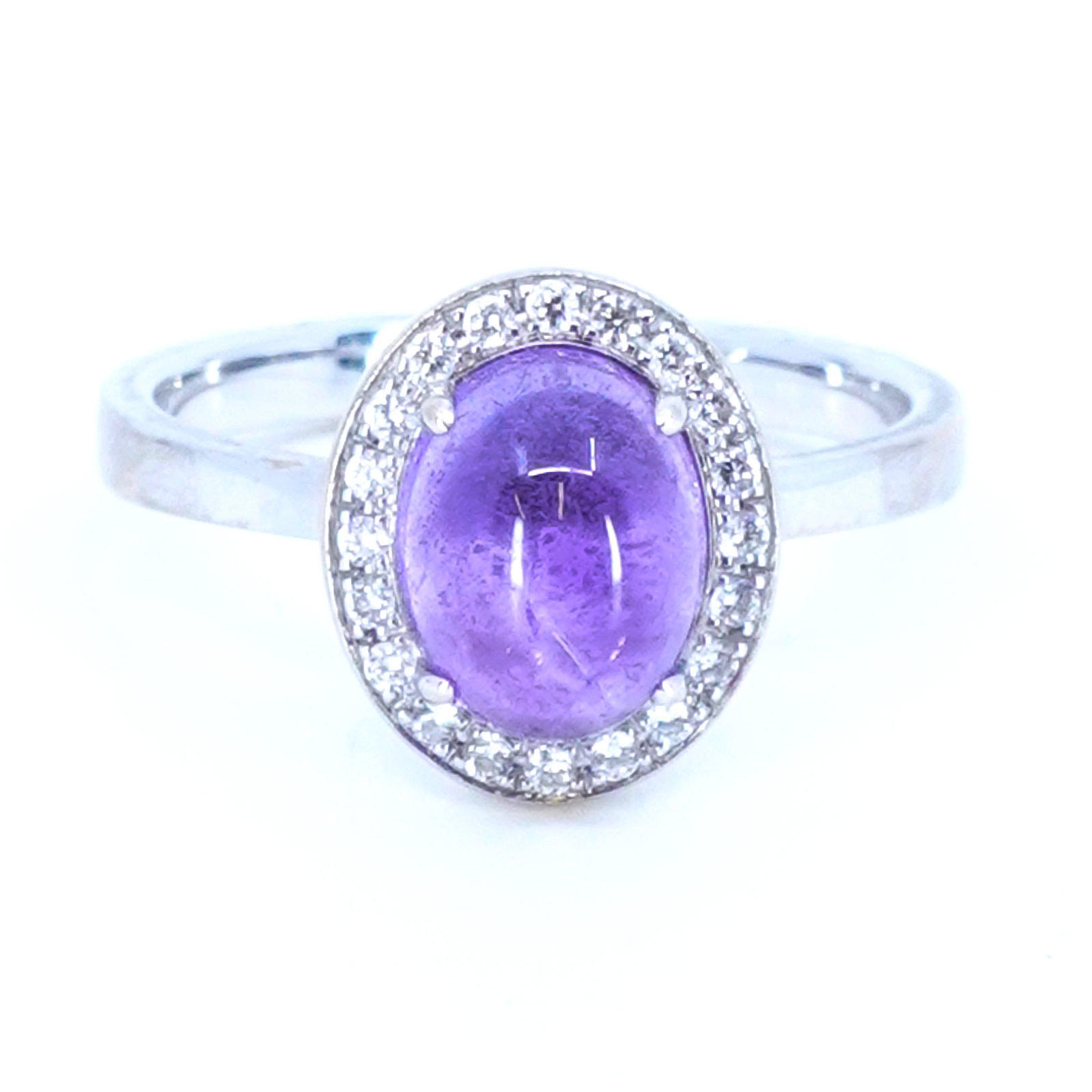 Ring Vitguld 18K
