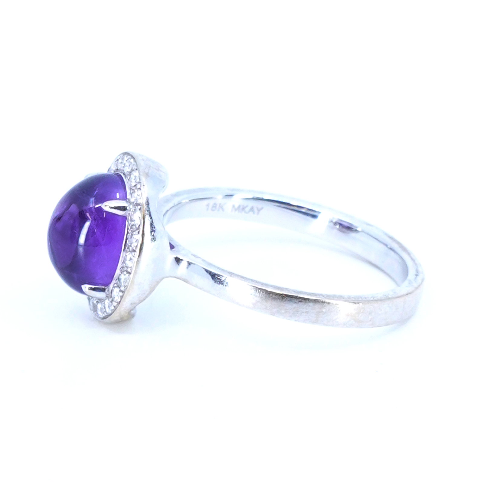 Ring Vitguld 18K