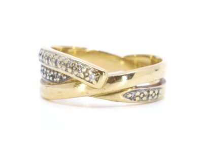 Ring med diamanter 13x ca 0,01ct