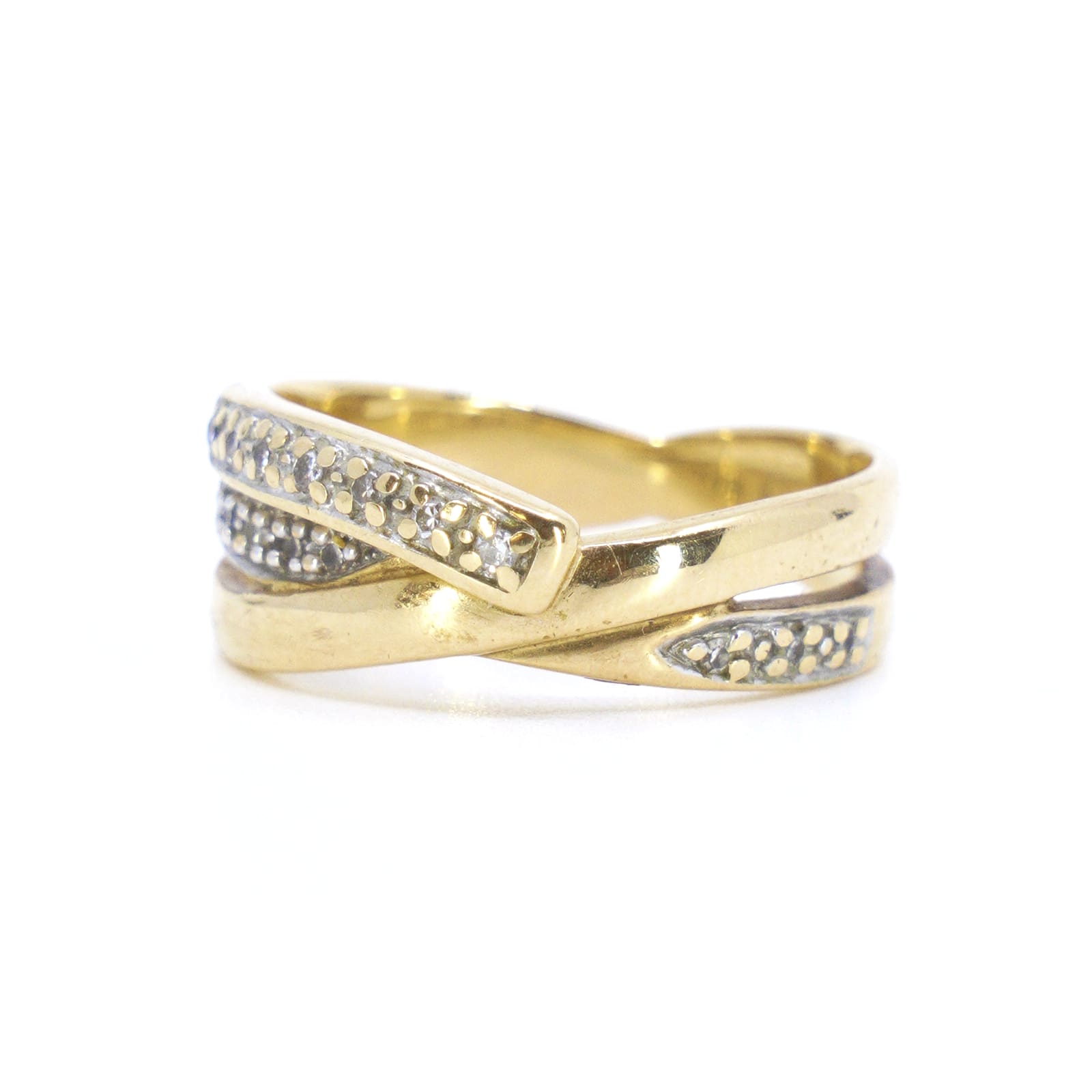 Ring med diamanter 13x ca 0,01ct
