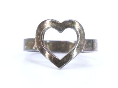 Ring Hjärta Silver