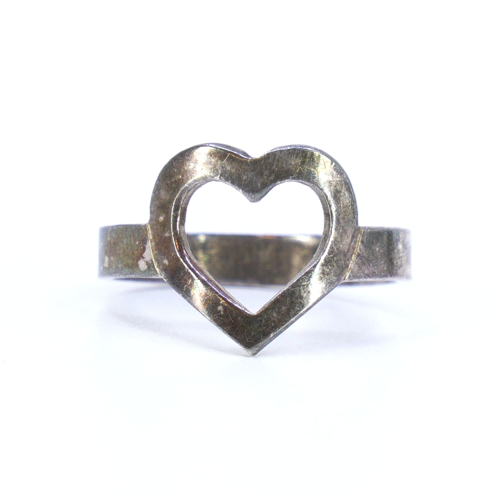 Ring Hjärta Silver