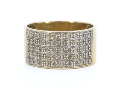 Ring tvåfärgad diamanter 55x totalt ca 0,055ct