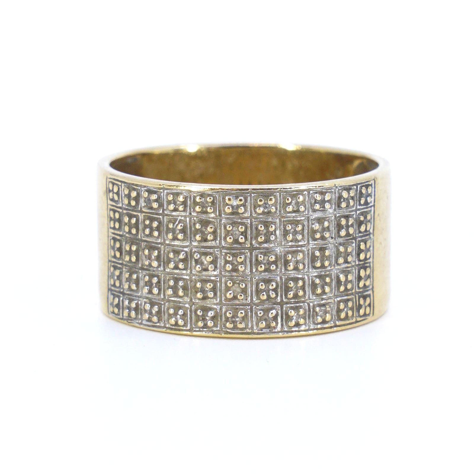 Ring tvåfärgad diamanter 55x totalt ca 0,055ct
