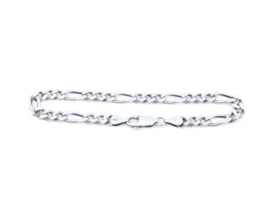 Armband Figaro Silver