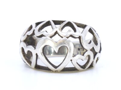 Ring Hjärtan Silver